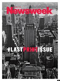 See more ideas about life magazine covers, life magazine, life cover. Newsweek S Last Print Issue Cover Released Photo Huffpost