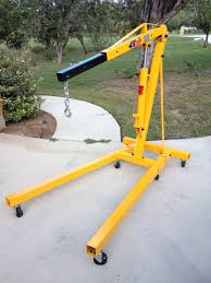 Harbor freight 2 ton foldable shop crane/engine hoist/lifter assembly. Harbor Freight Engine Hoist Third Generation F Body Message Boards