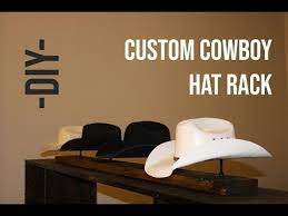 Diy How To Build A Cowboy Hat Rack Youtube Cowboy Hat Rack Diy Hat Rack Hat Rack