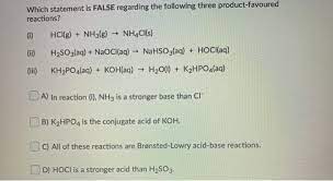 Solved Which Statement Is False Regarding The Following T Chegg Com