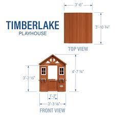Get a feel for how big a playhouse should be and how big you want yours to be. Timberlake Playhouse Playhouses Backyard Discovery