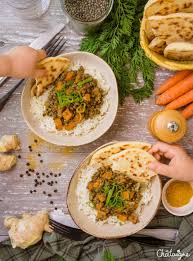Curry De Lentilles Vertes Plat Indien Vegetarien Recette En 2020 Curry De Lentilles Plats Indiens Curry