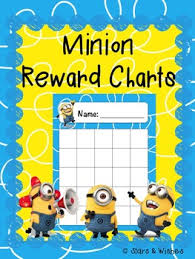 Minion Reward Charts Opetus