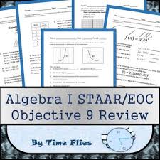 algebra i staar eoc objective 9 review tpt blogs algebra