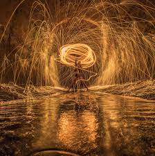 Interesting Photo Of The Day Steel Wool Long Exposure In A Tunnel