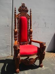 Hand Carved Antique Mahogany King S Throne Chair Game Of Thrones Interieur Gothique Design Meuble