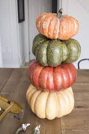 Great with fall mums and realistic attention to detail of pumpkin! How To Make A Stacked Pumpkin Topiary The Easy Way