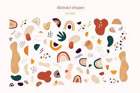 Abstract Shapes Abstract Shapes Print Design Pattern Organic Shape Design
