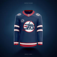 As part of the nhl's reverse retro partnership with adidas, the new look is a remixed take on the original jets' sweaters when they joined the league in 1979, with some drastic colour changes. Winnipeg Jets Throwback Alternate Concept Hockey