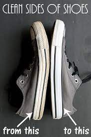 Best Way To Clean Shoes Shoe Cleaning Hack Country Chic Cottage Clean Shoes Cleaning Hacks Deep Cleaning Tips