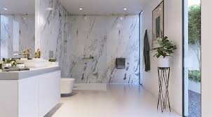 Discover the best small bathroom designs that will brighten up your space all products featured on architectural digest are independently selected by our editors. Designer Awards Entry For Innovation In Bathroom Product Design Showerwall S Lightning Marble In The Unique Synchro Texture Ideal Bathrooms