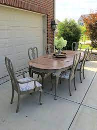 Antique oak queen ann dinning table hidden leaf and 5 oak chairs. Queen Anne Cherry Table Gets A Makeover Top A Stripped With Citristrip And Sanded Dining Room Table Makeover Dining Table Makeover Painted Dining Room Table