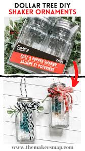 So with that in mind, i decided to glitz up a pair of plain salt and pepper shakers with a couple of easy steps. Christmas Salt And Pepper Shaker Diy Ornaments For Craftathon