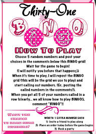 Free Bingo Games To Play On Facebook Thirty One Bingo Heather Cooper Gute Pin Thirty One Facebook Thirty One Hostess Thirty One Games