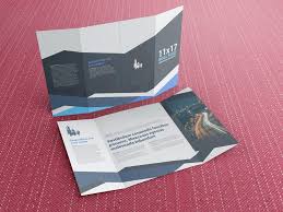 11x17 Roll Fold Brochure Mockup Brochure Brochure Print Brochure Template