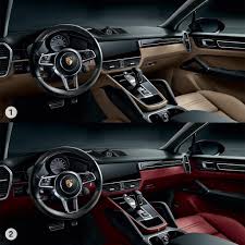 Black And Mojave Beige 1 Or Black And Bordeaux 2 Which Distinctive Interior Configuration Would You Choose For The Porsche Porsche Porsche Cayenne Mojave
