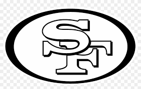 The contours of the letters and the shape of the badge itself remained untouched as well as the color palette of the iconic emblem. San Fransisco 49ers Logo Black And White 49 San Francisco Logo Free Transparent Png Clipart Images Download