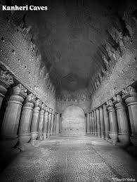 The Kanheri Caves, located within ...