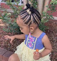 See more ideas about kids braided hairstyles, braided hairstyles, kids hairstyles. Nice And Neat Braids On This Little Cutie Styled By Tender Headz Kidssalon Isn T She Ju Lil Girl Hairstyles Toddler Braided Hairstyles Baby Girl Hairstyles
