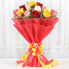 233 17 wedding bouquet flowers. Buy Send Mixed Roses Bunch Online Ferns N Petals