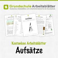 Klasse gibt es anspruchsvolle transferfragen zum thema: Arbeitsblatter Aufsatze Kostenlose Arbeitsblatter