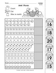 Counting 15 20 Worksheets Counting Worksheets For Kindergarten Preschool Counting Math Worksheets