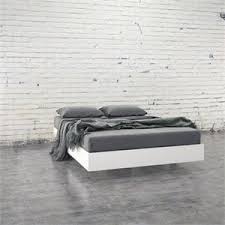 White twin mate's platform storage bed with 3 drawers. Pemberly Row