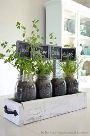 Tips For Starting An Indoor Herb Garden The Cottage Market Herb Garden In Kitchen Window Herb Garden Mason Jar Herbs