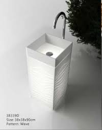 acrylic bathroom freestanding pedestal