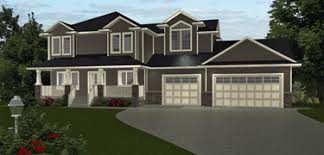Layout plan of 1st level and 2nd level include 3 bedroom, kitchen, drawing room, dining area, study room also detailing about section plan and elevation design of 2 level house plan. 2 Storey House Plans By Edesignsplans Ca