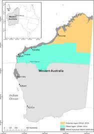 Pilbara Western Australia Map Location Map Showing The Inferred Distribution Of Australian Humpback... |  Download Scientific Diagram