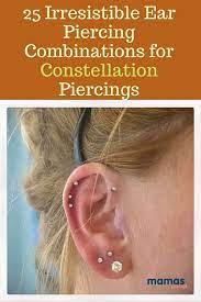 25 Trendy Constellation Ear Piercings For Primo Stacked Ears Ear Piercings Constellation Piercings Piercings