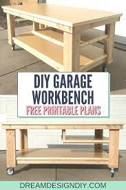 How To Build The Ultimate Diy Garage Workbench Free Plans In 2021 Diy Furniture Projects Cool Woodworking Projects Diy Wood Projects