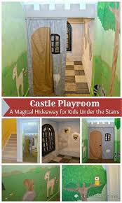 It features tinkerbell and her friends around a whimsical tree while toothless the dragon watches over them up in the clouds. Castle Playroom How To Create A Magical Hideaway For Kids