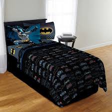 Dc Comics Batman Bed In A Bag Bedding Set Soft Microfiber Gray Blue 4 Piece Twin Walmart Com Bedding Set Twin Bed Sets Bed In A Bag
