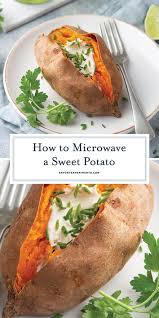 How to cook a sweet potato in the microwave: How To Microwave A Sweet Potato Baked Sweet Potatoes Video