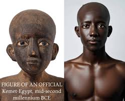 Ancient Egyptian official statue from 13th-17th century BCE