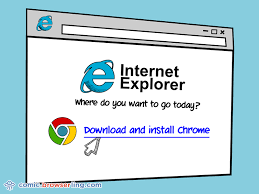 Internet Explorer Does A Great Job Of Downloading Chrome Comic Browserling Browser Browsers Chrome Download Downloadandinst Nerd Jokes Web Design Jokes