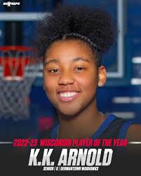 K.K. Arnold is the 2022-23 MaxPreps Wisconsin High School Girls Basketball  Player of the Year 🏀 ✍️: https://t.co/1KwAdGUvDn