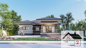 L shaped house plan double garage. Stylish L Shaped Modern House Plan With Lovely Landscape Lovely House Designs