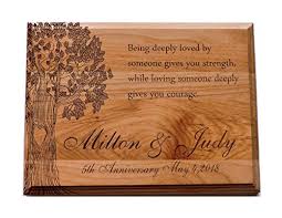 If you are looking for best wood ( 5th) anniversary gifts for her, you are on the right page. Amazon Com Forever Me Gifts Anniversary Wood Plaque With Poem Being Deeply Loved Personalized Names And Established Date Home Kitchen