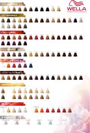 wella professionals color touch color chart 2017 in 2019