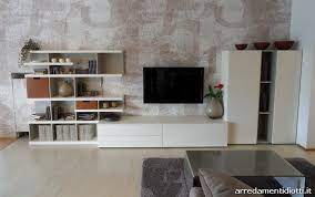 Mobile Soggiorno Essential Landscape Laccato Bianco Diotti A F Arredamenti Arredamento Moderno Soggiorno Salone Arredamento Arredamento