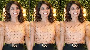 Samantha Akkineni picked a nude polka dot blouse for her night out with  husband Naga Chaitanya 
