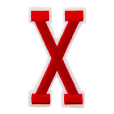 Hobby lobby crafts hobby lobby decor farmhouse style farmhouse decor hobby lobby furniture home decoracion hobbies to try cheap hobbies hobby photography. Red Embroidered Iron On Letter X 3 Hobby Lobby 21123