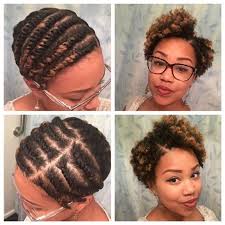 Formal or casual this flat twists natural hairstyle can worn at the office or a night out. Pin On Short Natural Hairstyles
