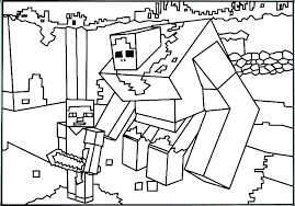 The zombie villager has the head of a villager and body of a zombie. Minecraft Zombie Villager Coloring Pages Novocom Top