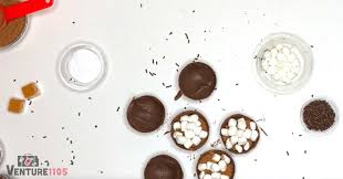 Salted Caramel Hot Cocoa Bombs Easy Winter Drink Venture1105 Salted Caramel Hot Chocolate Hot Chocolate Gifts Salted Caramel
