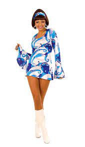 Check spelling or type a new query. Robe Seventies Bleu Deguisement Annees 70 Disco Deguisement Adulte Rue De La Fete
