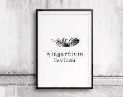 Wingardium Leviosa Poster Harry Potter Poster The Prisoner Of Azkaban Harry Potter Spell Harry Potter Printables Harry Potter Decor Harry Potter Poster